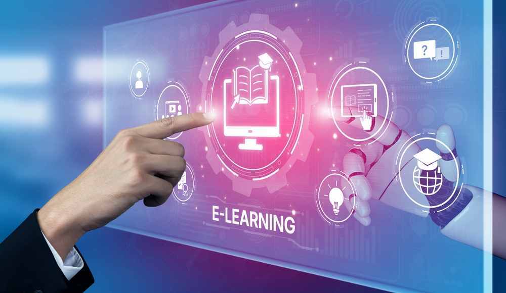 Tecnología de inteligencia artificial aplicada a la educación digital y al estudio en línea.